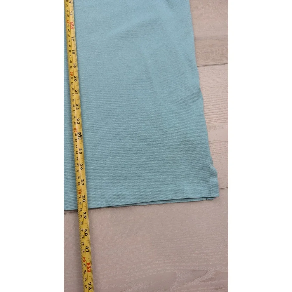 Polo Ralph Lauren Polo Shirt Mens 2XB‎ Big Light Blue Preppy Pony Short Sleeves